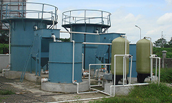 sewage-treatment plant